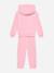Ensemble 2 pièces sweat à capuche et bas Rose 2 - vertbaudet enfant 