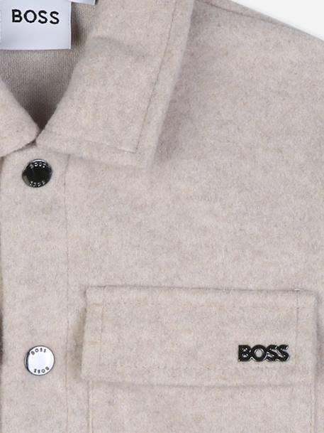 Blouson garçon à bouton Ecru 3 - vertbaudet enfant 