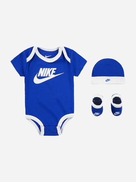 Bodies garçon en coffret Blanc / noir+Bleu+Bleu foncé  / blanc 4 - vertbaudet enfant 