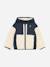 Veste garçon à capuche Beige / bleu foncé+Beige / kaki 1 - vertbaudet enfant 