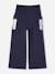 Jogging fille taille élastique Indigo / multicouleur 2 - vertbaudet enfant 