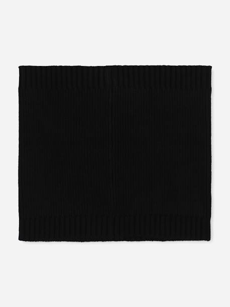 Écharpe garçon en maille Noir 2 - vertbaudet enfant 