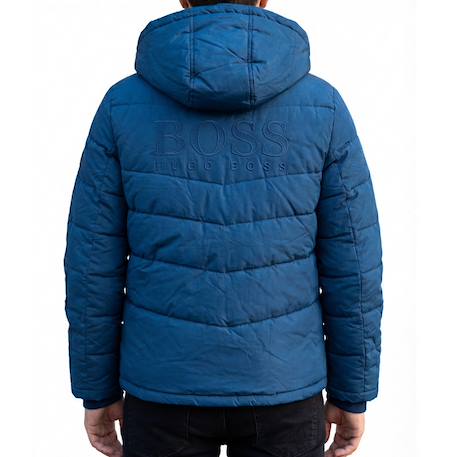 Doudoune garçon confortable et élégante Bleu marine+Bleu marine, noir+Noir foncé 7 - vertbaudet enfant 