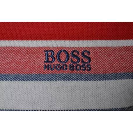 Polo garçon en coton Bleu, blanc, rouge 4 - vertbaudet enfant 