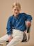 Chemise en denim fille Denim bleu 1 - vertbaudet enfant 