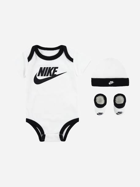 Bodies garçon en coffret Blanc / noir+Bleu+Bleu foncé  / blanc 1 - vertbaudet enfant 