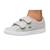 Baskets garçon en cuir Gris, blanc 3 - vertbaudet enfant 