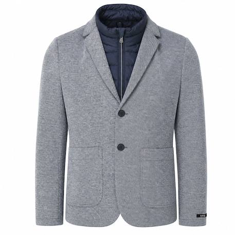 Veste garçon Gris chiné 1 - vertbaudet enfant 