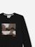 T-shirt  garçon manches longues Noir / beige 2 - vertbaudet enfant 