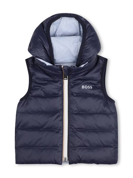 Blouson garçon sans manches Bleu clair / bleu foncé 6 - vertbaudet enfant 