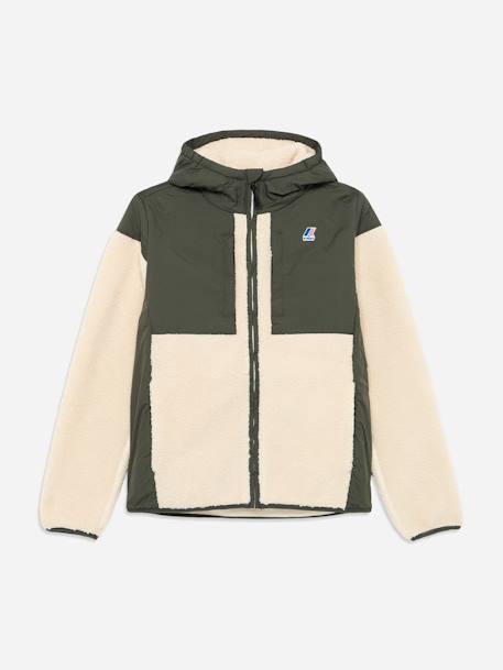 Veste garçon à capuche Beige / bleu foncé+Beige / kaki 4 - vertbaudet enfant 