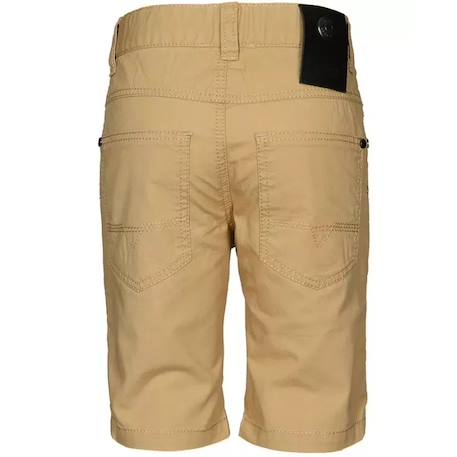 Short garçon, bermuda enfant en coton Beige foncé+Bleu nuit+Jaune foncé+Rouge vif 3 - vertbaudet enfant 