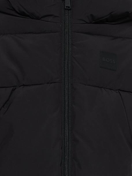 Doudoune garçon à capuche Bleu foncé+Noir 6 - vertbaudet enfant 