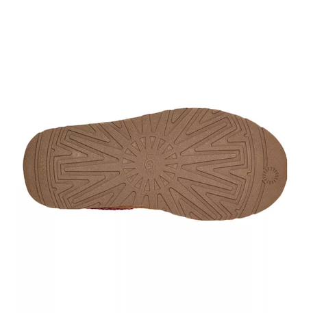 Chaussons mules fille en daim Chesnut, rouge+Gris, beige 6 - vertbaudet enfant 