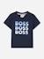 T-shirt col rond Bleu+Bleu foncé+Jaune / vert 4 - vertbaudet enfant 