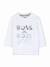 T-shirt garçon manches longues Blanc 1 - vertbaudet enfant 