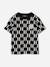 T-shirt  garçon col rond Noir / beige 1 - vertbaudet enfant 