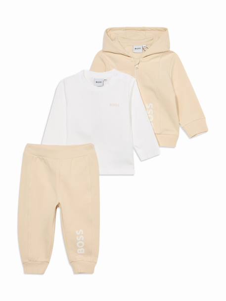 Ensemble garçon 3 pièces Beige 1 - vertbaudet enfant 