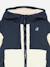 Veste garçon à capuche Beige / bleu foncé+Beige / kaki 3 - vertbaudet enfant 
