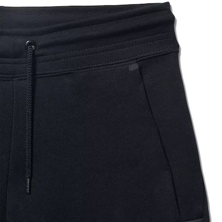 Pantalon de survêtement fille en coton Bleu+Noir 7 - vertbaudet enfant 