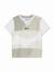 T-shirt garçon col rond Blanc / vert pale 1 - vertbaudet enfant 