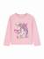 T-shirt fille manches longues Rose 1 - vertbaudet enfant 