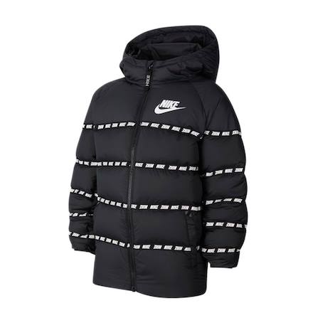 Doudoune garçon Noir, blanc 1 - vertbaudet enfant 