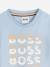 T-shirt col rond Bleu+Bleu foncé+Jaune / vert 3 - vertbaudet enfant 