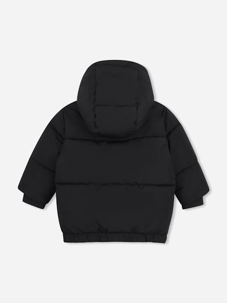 Blouson garçon à capuche Noir 2 - vertbaudet enfant 