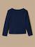 T-shirt manches longues fille Ecru+Marine 4 - vertbaudet enfant 