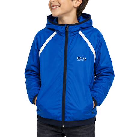 Blouson garçon Bleu marine 3 - vertbaudet enfant 