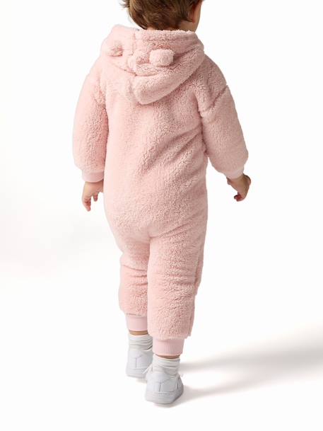 Combinaison fille à zip Rose clair 5 - vertbaudet enfant 