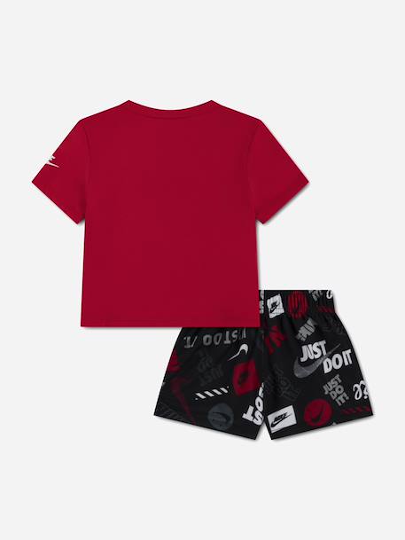 Ensemble garçon 2 pièces Noir+Orange / blanc 2 - vertbaudet enfant 