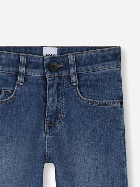 Jean garçon coupe droite Bleu 3 - vertbaudet enfant 