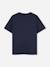 T-shirt  garçon col rond Bleu cargo+Noir 3 - vertbaudet enfant 