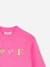 Pull col rond Rose flash 3 - vertbaudet enfant 
