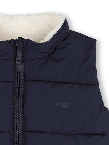 Doudoune garçon reversible Ecru / bleu 5 - vertbaudet enfant 