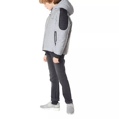 Doudoune garçon Gris, noir 4 - vertbaudet enfant 