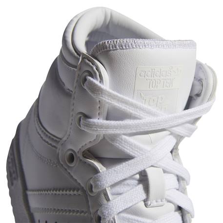 Baskets enfant en cuir Blanc 3 - vertbaudet enfant 