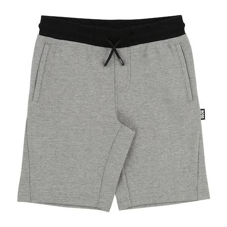 Short garçon en coton Gris, noir 1 - vertbaudet enfant 