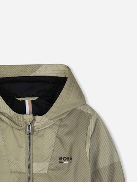 Blouson garçon à zip Kaki 3 - vertbaudet enfant 