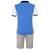 Ensemble garçon en coton Gris, blanc, bleu, noir 2 - vertbaudet enfant 