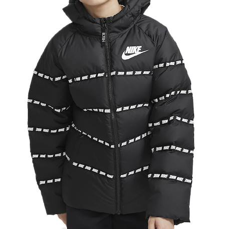 Doudoune garçon Noir, blanc 2 - vertbaudet enfant 