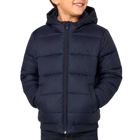 Doudoune garçon Bleu marine 3 - vertbaudet enfant 