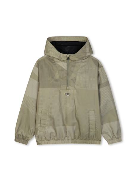 Blouson garçon à enfiler Vert 1 - vertbaudet enfant 