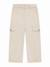 Pantalon fille à poches Beige 1 - vertbaudet enfant 