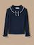 Pull en fine jauge fille Marine 1 - vertbaudet enfant 