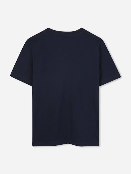 T-shirt  garçon col rond Bleu+Noir+Vert 2 - vertbaudet enfant 