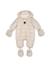 Combinaison garçon à capuche Beige 1 - vertbaudet enfant 