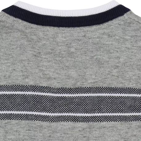 Gilet garçon Gris, bleu marine 4 - vertbaudet enfant 